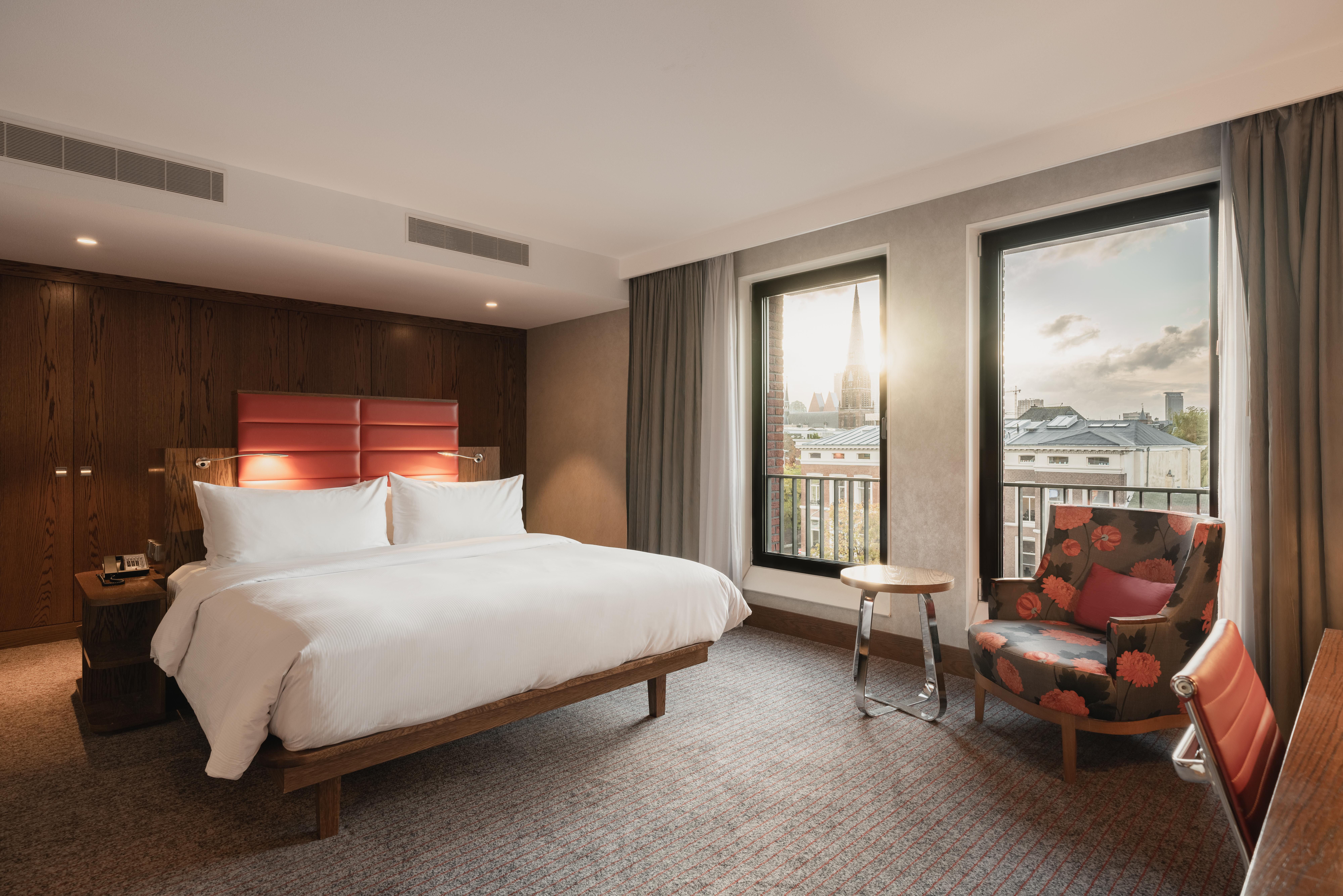Hilton The Hague Hotel Exterior photo A bedroom at the hotel